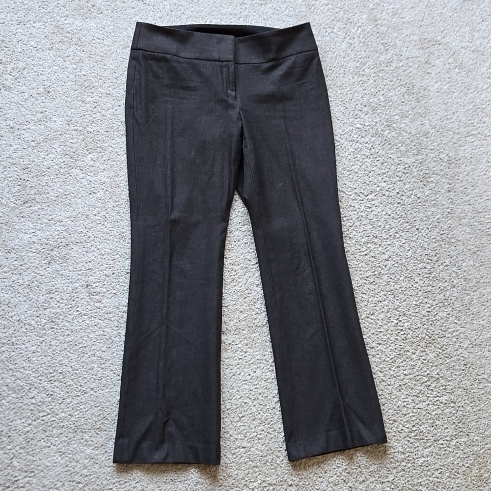 Ann Taylor LOFT Gray Julie Bootcut Bi-Stretch Pants Women’s 10 - Picture 2 of 13